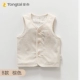 Áo gi lê trẻ em mùa xuân và mùa thu mỏng không tay nam và nữ áo bé gái cotton bên ngoài mặc vest vest vest