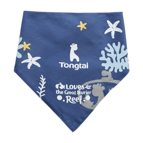 童泰 Детский слюнявчик, шарф для новорожденных, хлопковый летний нагрудник для девочек