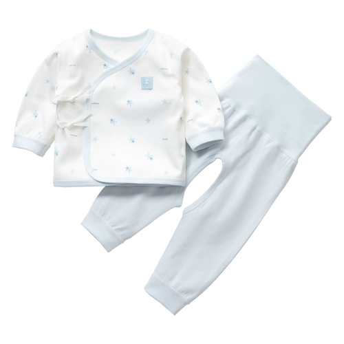 童泰 Хлопковый комбинезон для новорожденных, штаны, нижнее белье, детский комплект для младенца, осеннее термобелье, высокая талия