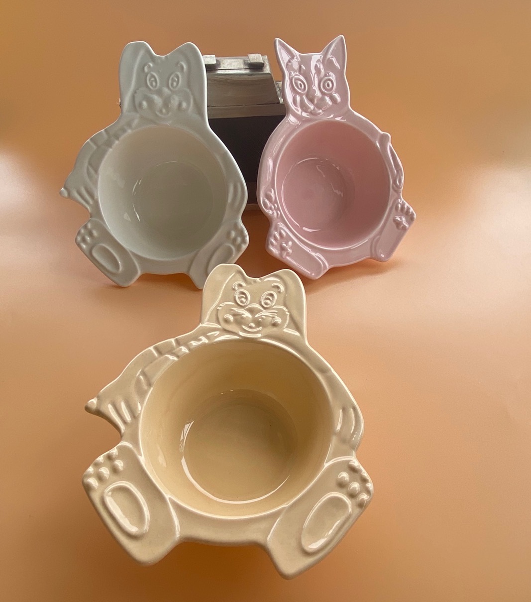 Clearance deal with minor flaws Korean version ins style cute bear, rabbit, kitten, dessert bowl, Korean fruit breakfast