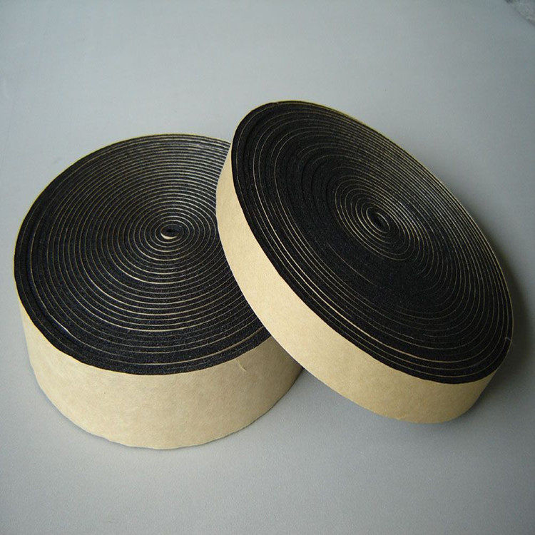 Flame retardant rubber-plastic sponge strip Air-conditioning duct seal Self-adhesive fire-resistant rubber-plastic sealing strip Self-adhesive tape