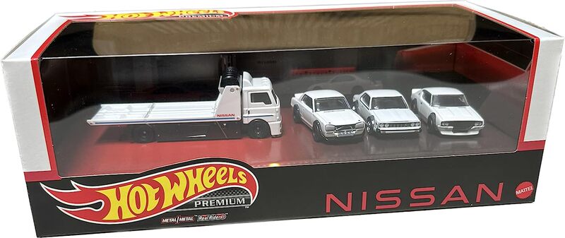 Hot Wheels Hw Collectible Garage Car Culture Nissan Garage Brand New in Stock Iron Base Rubber Tires