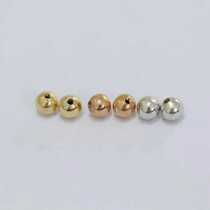 Colored gold 18K rose gold gold platinum screw ear plug ball earplugs ear bone mushroom ear cap ear buckle AU750