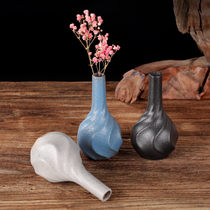 Minimalist ceramic vase home living room Nordic modern creative hydroponic green Laura plant dried flower flower arrangement decorative pendulum