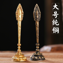 Nepalese craftsmanship pure bronze Wenshu sword pendulum piece Buddha worshipping supplies Mio-ware Sword Diamond Pestle Gift Box Pendulum