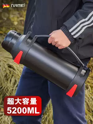 German insulated kettle outdoor stainless steel portable car travel Super Large Capacity car men household thermos 5L
