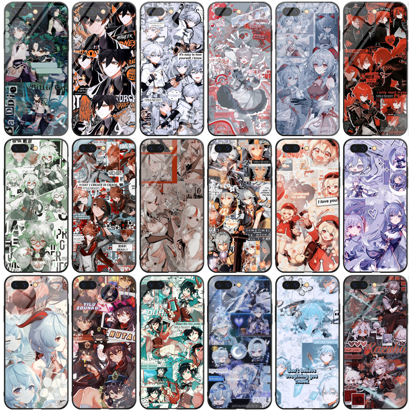 Genshin Impact Phone Case Ganyu Klee Kuki Zhongli Xingqin Hu Tao Venti Raiden Shogun Any Model