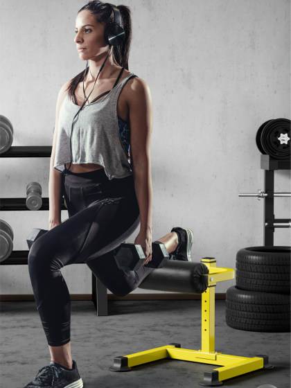 Doniuz Split-Leg Squat Training Rack Squat Assist Device Single-Leg Squat Machine Bulgarian Squat Trainer