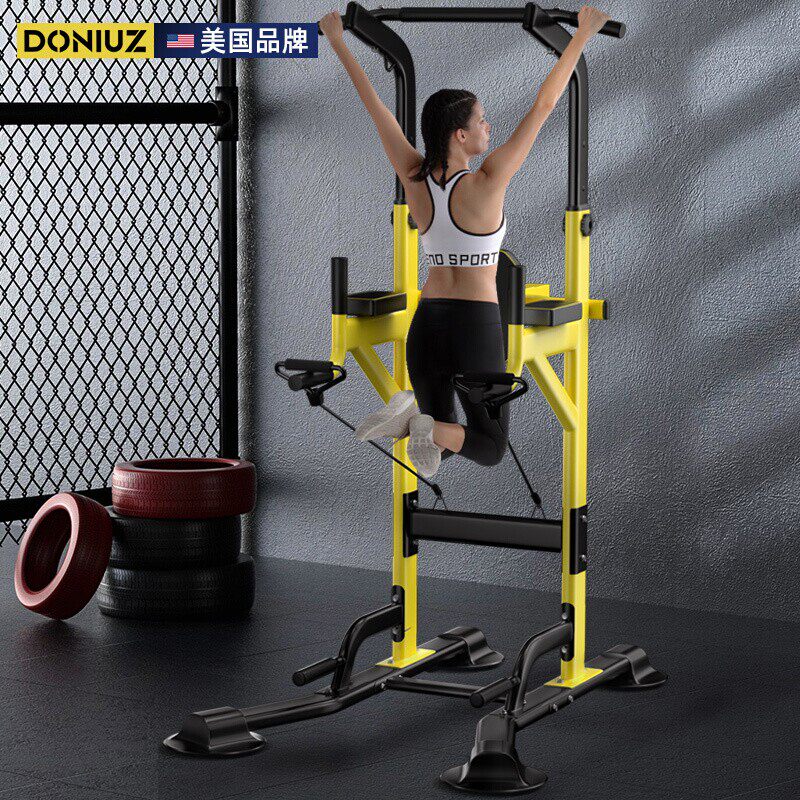 Horizontal bar home indoor pull-up device Children single pole shelf family floor fitness equipment adult single parallel bars
