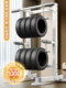 Doniuz Single Bar Home Indoor Pull-Up Bar, Single Bar and Double Bar Rack, Floor-Mounted Hanging Bar, Home Fitness Equipment