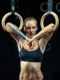 Doniuz Birch Wood Pull-Up Rings for Children and Adults, Home Fitness Wooden Pull-Up Bar