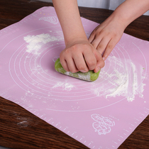 Silicone knead mat thickened rolling surface anti-slip panel and mat non-stick case plate high temperature resistant baking tool mat plate