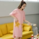 Đồ ngủ nữ váy mùa hè, váy ngủ mỏng mùa hè, nữ cotton mùa hè, mẫu dài dễ thương plus size, học sinh đang bán chạy hơn - Đêm đầm