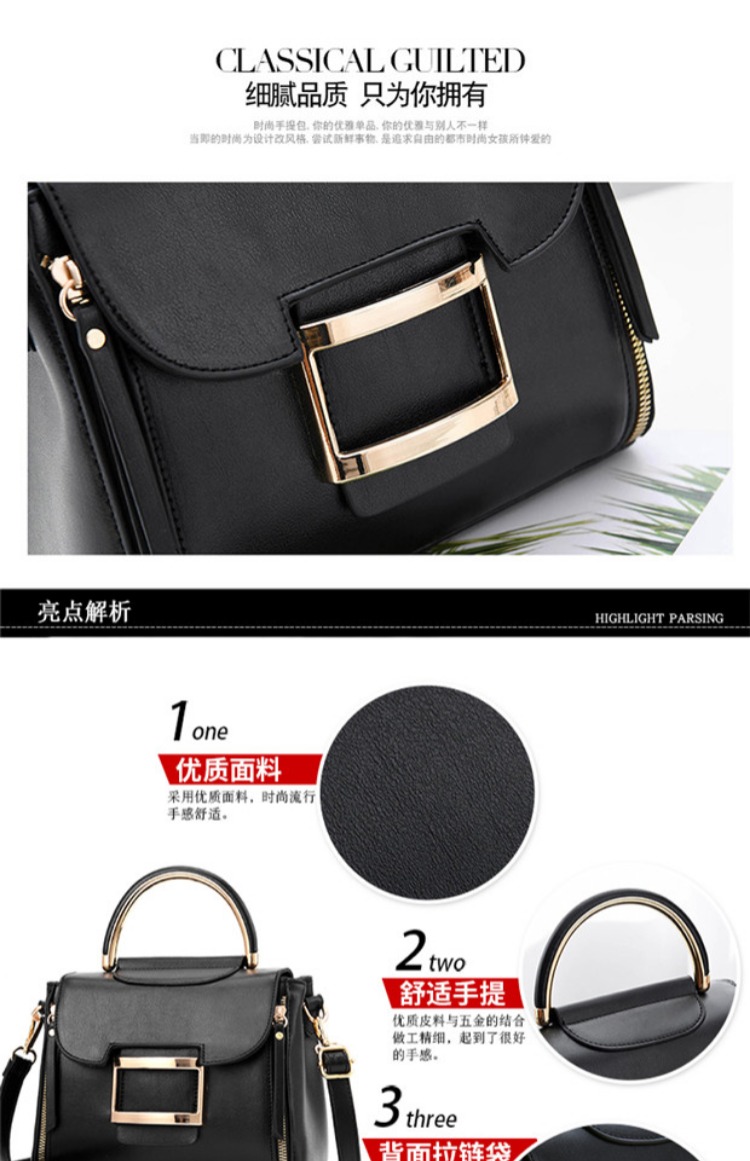 Kangaroo thời trang 2018 túi da mới nữ đích thực Hàn Quốc ladies shoulder bag công suất lớn túi vuông nhỏ túi xách nữ da bò xịn