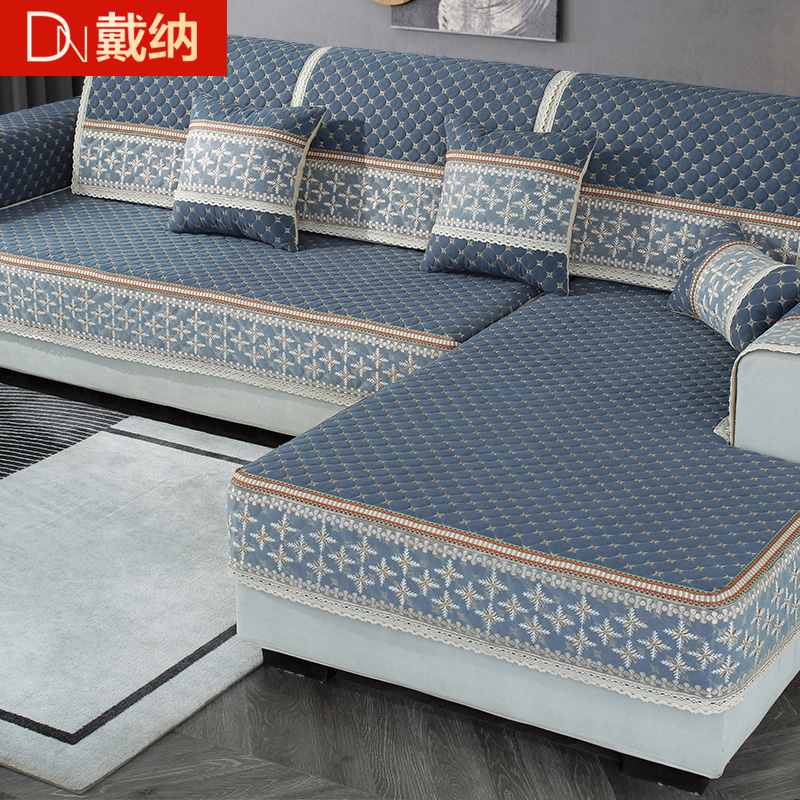 (Dana Home Spun) sofa cushion minimalist modern Four Seasons universal anti-slip cushion Sub-universal Sofa Cover Hood