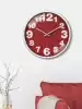 Watch wall clock Living room hanging watch creative clock Household quartz clock Wall-free hole-free Light luxury Simple Nordic mute