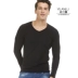 Yilanlu đồ lót nam đơn mảnh mùa thu quần áo mỏng phần mỏng dài tay đồ lót đáy quần cotton mùa thu và áo ấm mùa đông áo giữ nhiệt nam trung niên Áo ấm