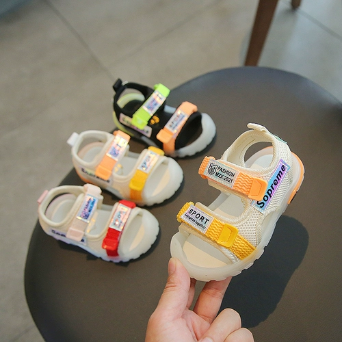 Детские сандалии, детская нескользящая летняя обувь для раннего возраста, мягкая подошва, 1-2 лет