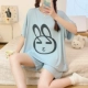 YQM-S1241#MIMI Rabbit-Blue