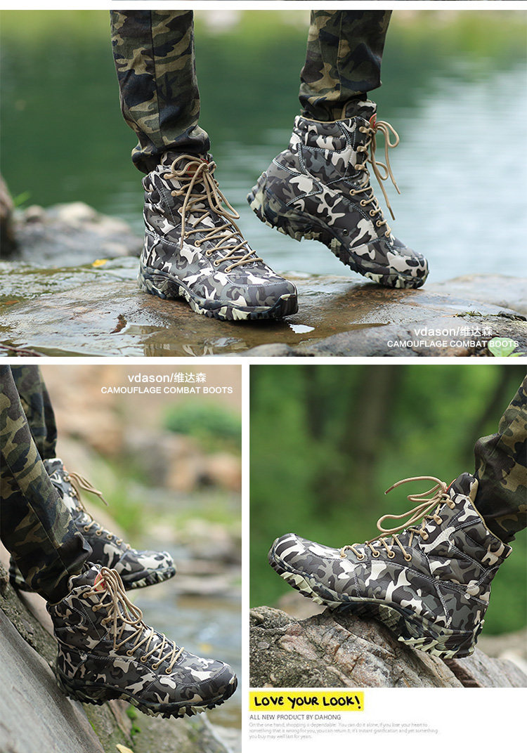 Boots militaires pour homme VDASON - respirant - Ref 1402577 Image 24