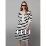 Летнее длинное платье, юбка, европейский стиль, коллекция 2023, короткий рукав, длина миди, на шнурках