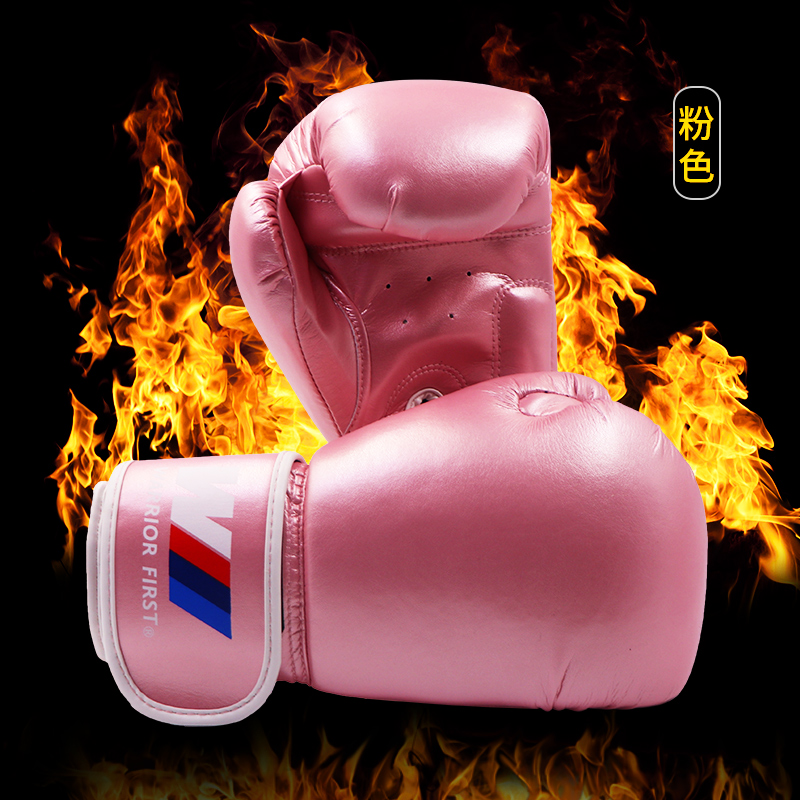 Professional men's super fiber boxing gloves Sanda boxing gloves Women's adult training Muay Thai boxing gloves Children's boxing training Beginner