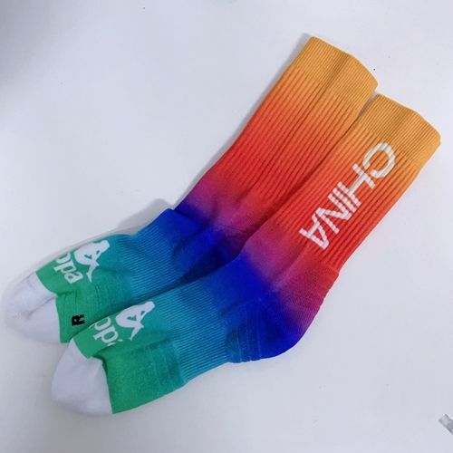 Kappa High Socks New Style Couple's Sports Socks for Men and Women with Contrasting Color Print High-Waisted Socks K0By8Wg61F
