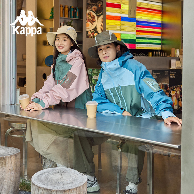 Kappa Back-To-Back Sports Jacket for Men and Women, Outdoor Water-Repellent Jacket Kpcgcfc02 Kappa Back-To-Back Sports Jacket for Men and Women, Outdoor Water-Repellent Jacket Kpcgcfc02
