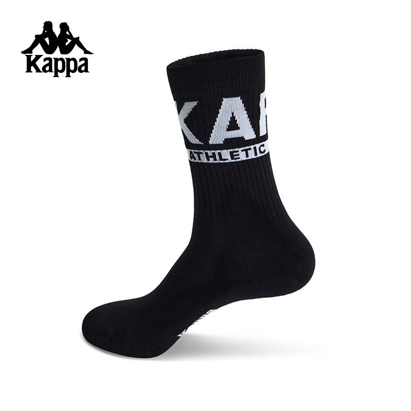 Kappa New Style Running Socks Men's Sports Casual Cotton Socks High-Waisted Long Socks K0E78Wg31