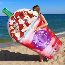 Oversized Chocolate Holy Floating Bed Water Inflatable Floating ice cream Ice Ice Stick Floating Air Cushion Swim Ring
