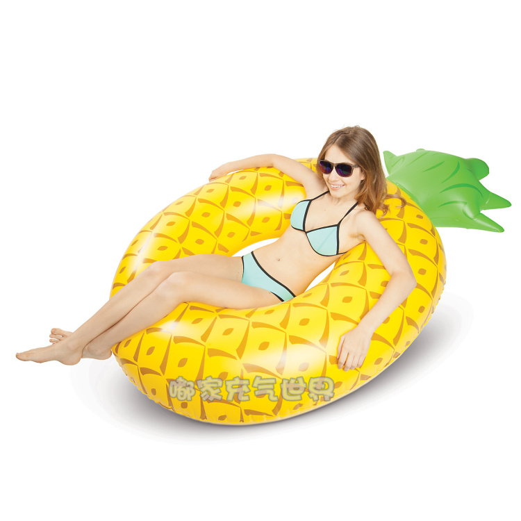 Siêu lớn dứa cầu vồng inflatable vòng bơi dưa hấu tình yêu kim cương mermaid phao cứu sinh bong bóng du lịch đạo cụ chụp ảnh phao lưng