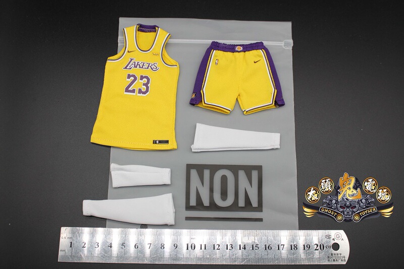 〓 Big-Headed Ghost 〓   Non 1/9 Lebron James Lakers Jersey Full Set Non-Realistic In-Stock