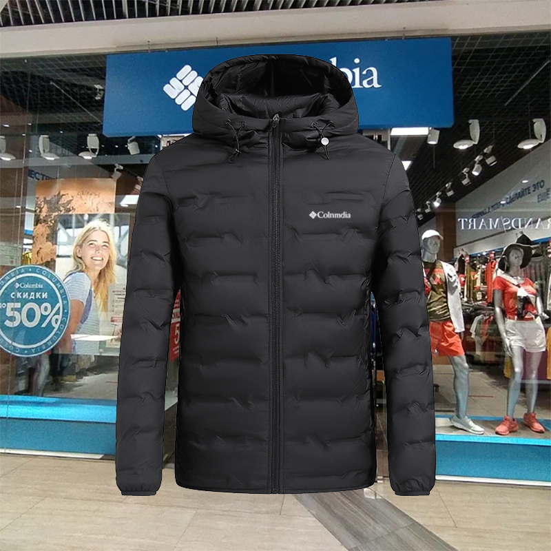 Colin's New Lightweight down Jacket for Men in Winter, Graphene Hooded, Cold-Proof, Warm, Fashionable, Light Luxury, Casual Jacket