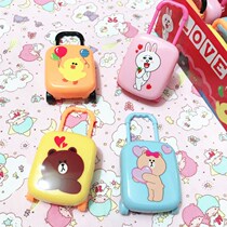 Eraser cute trolley case creative cartoon ktcat creative suitcase children Primary School students Prize eraser