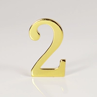 Back -back Solid Golden Color 5*3 см номер 2