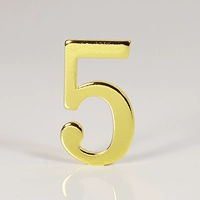 Solid Golden Color Gold Color 5*3 см номер 5