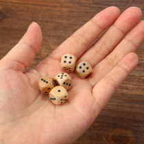 Solid wood dice solid large dice sieve bar supplies KTV mahjong chess color color grain color cup set