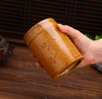 Environmental health oversized tea cans retro tea cans bamboo wood tea cans tea cans enlarged sealed tea cans