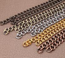 Metal 5MM coarse clothes guardrail iron chain chandelier decoration lifting key ring handmade jewelry pet chain