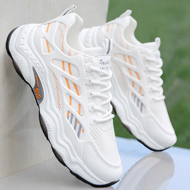 Popular Brand Collaboration Men's Shoes Spring 2026 New Model Youth White Men's Casual Sports Shoes Men's Autumn