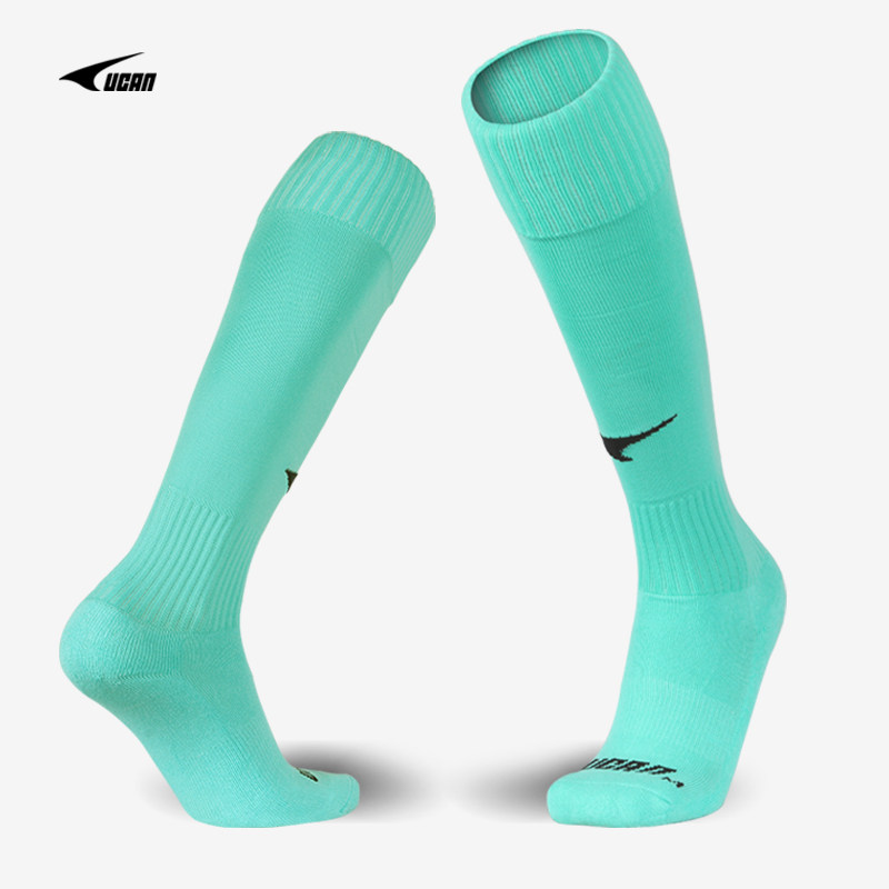 UCAN Rick Coded Football Socks Pro Competition Sport Non Slip Towel Bottom Breathable Socks A09138