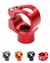 Motorcycle universal titanium ruler clip 25mm diameter modified CNC damper clip code titanium ruler fixed clip