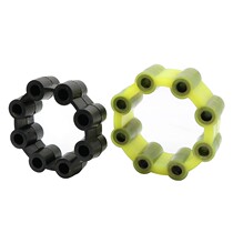 Rubber cushion CC iron core coupling MH core type elastomer plum blossom damping pad rubber pad factory direct sales and durable