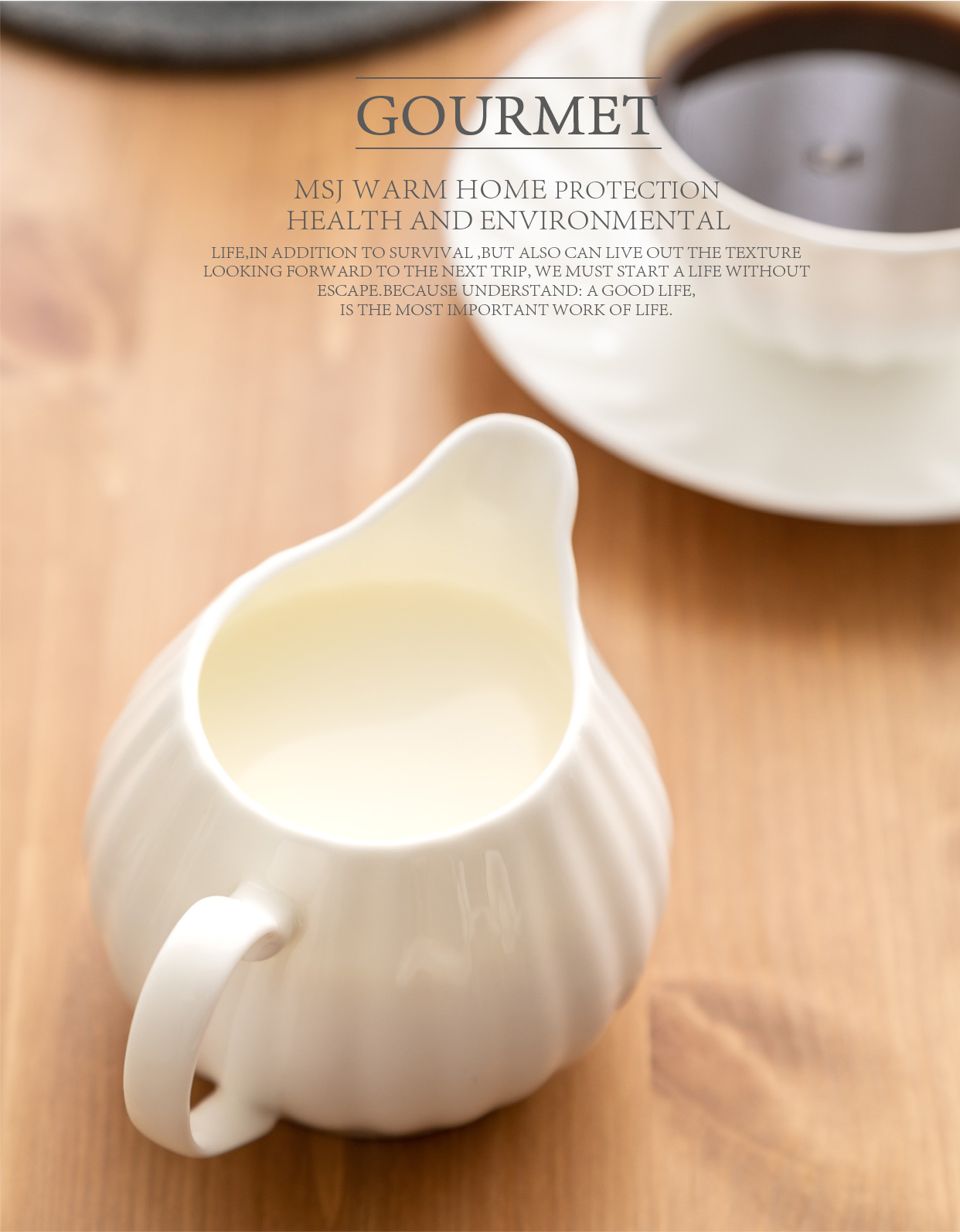 Gốm Tip Cup Cà phê Sữa Cup Sữa nhỏ Trà sữa Jug Sữa Ren Hoa Xương Trung Quốc Tiếng Anh Nổi cà phê Ware phin pha cà phê inox