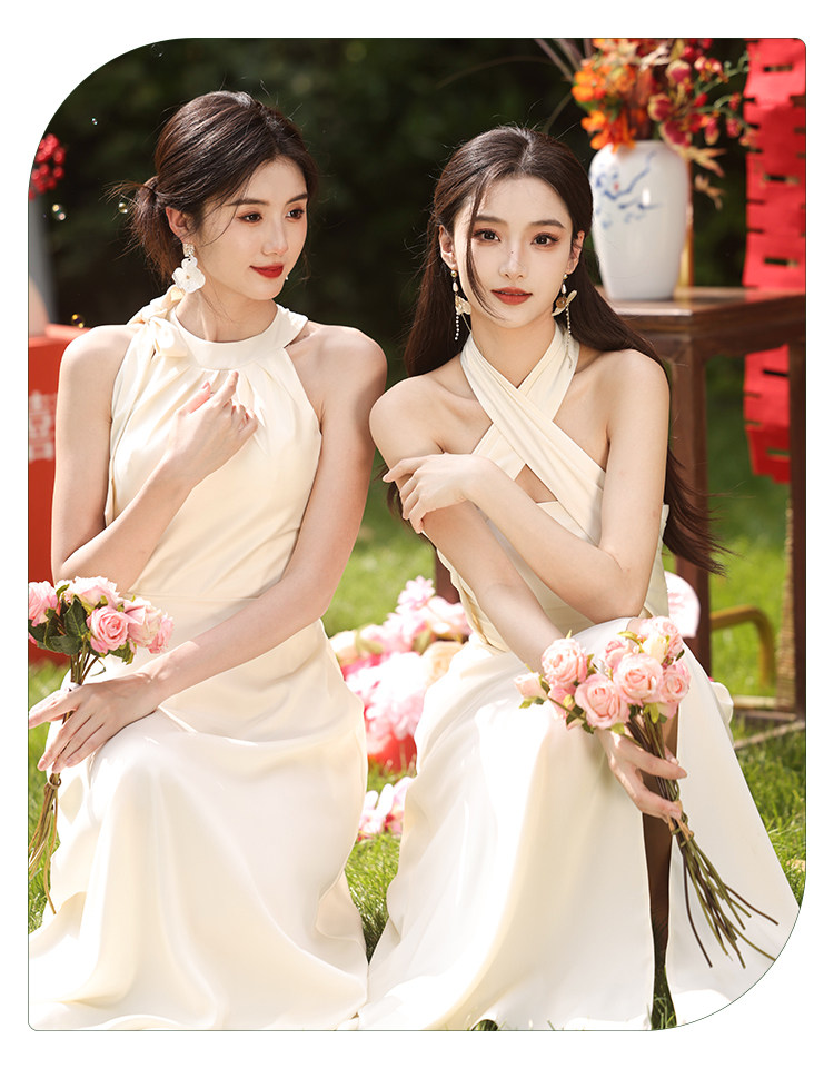 Летнее платье подружки невесты, юбка, французский стиль, изысканный стиль, размер Qiaojuesl/Ying Qiao Jue Shi 