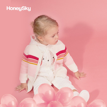 Hani Sky Baby Cotton Knitted Sweater Coat Baby Cardigan Children Cardigan Clothes Spring and Autumn