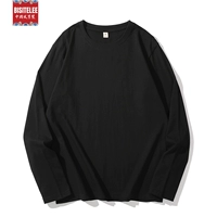 Черный цветной лонгслив