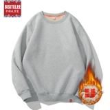 Бархатный цветной удерживающий тепло утепленный свитшот, приятный телу зимний лонгслив, мужская куртка, большой размер