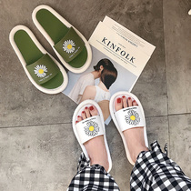 Little Daisy slippers women Summer new fashion wild ins Net red slippers indoor and outdoor wear a word sandals