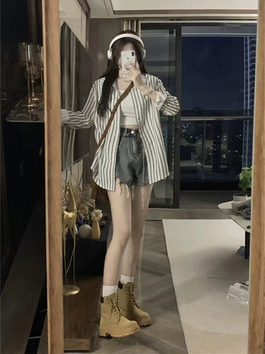 Ретро модная демисезонная рубашка для отдыха, в американском стиле, оверсайз